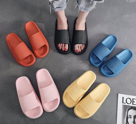 Cozy Pillow Slides Anti-Slip Sandals Ultra Soft Slippers Cloud Home Outdoor Shoe