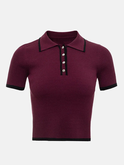 Short Sleeve Polo Pullover