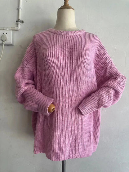 Casual O-neck Long Sleeve Sweater