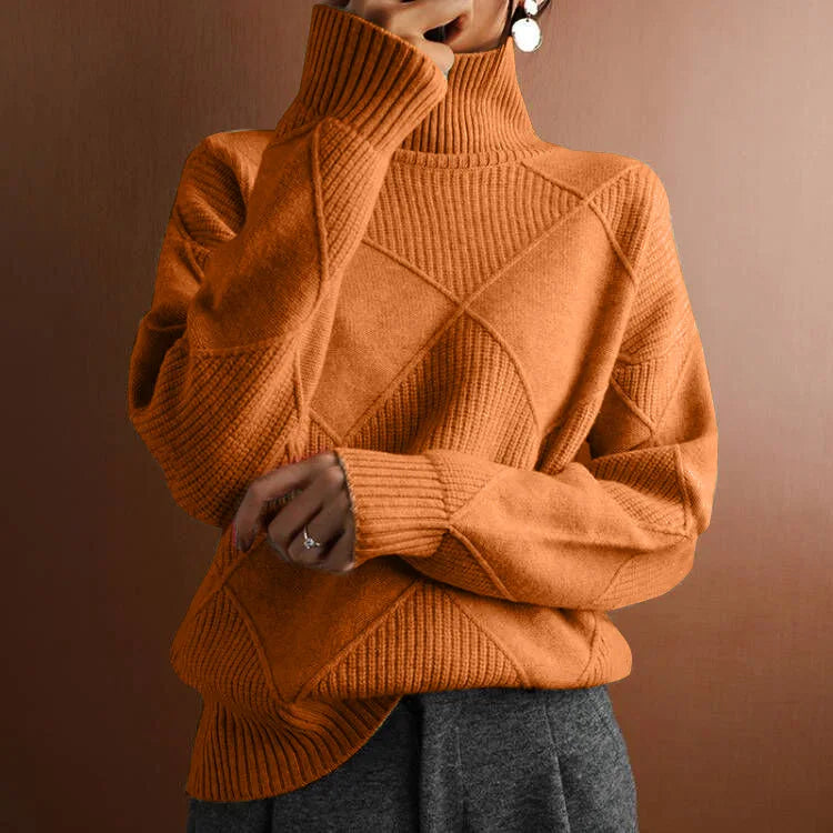 Solid Color Loose Knitted Sweater