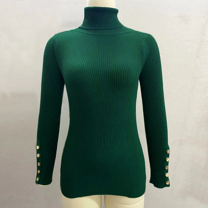 Elegant High Neck Sweater