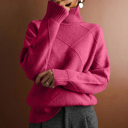 Solid Color Loose Knitted Sweater