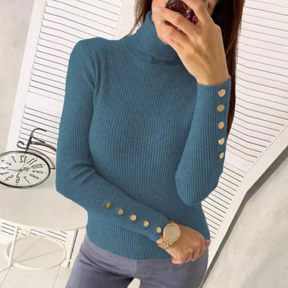 Elegant High Neck Sweater