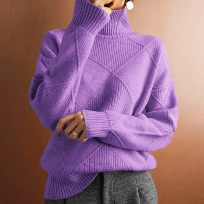 Solid Color Loose Knitted Sweater