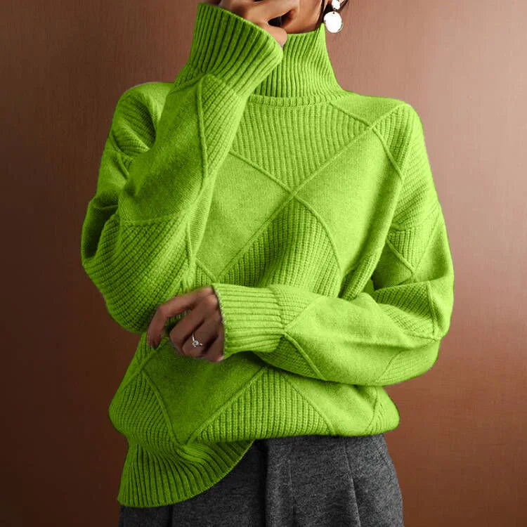 Solid Color Loose Knitted Sweater